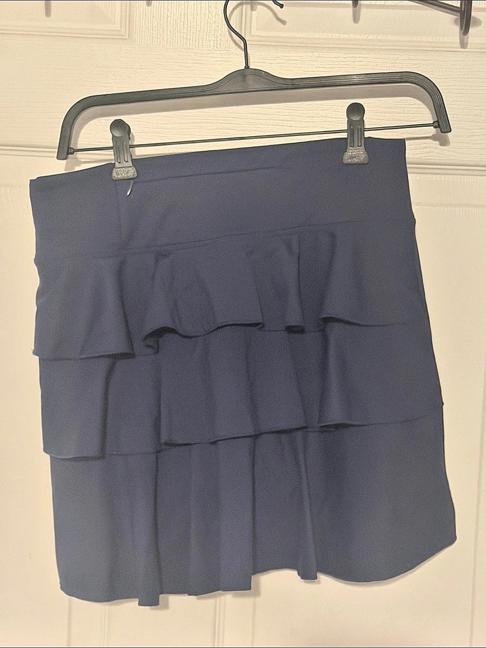 Jack Smith Ruffle Mini Skirt in Blue Size Small Like New